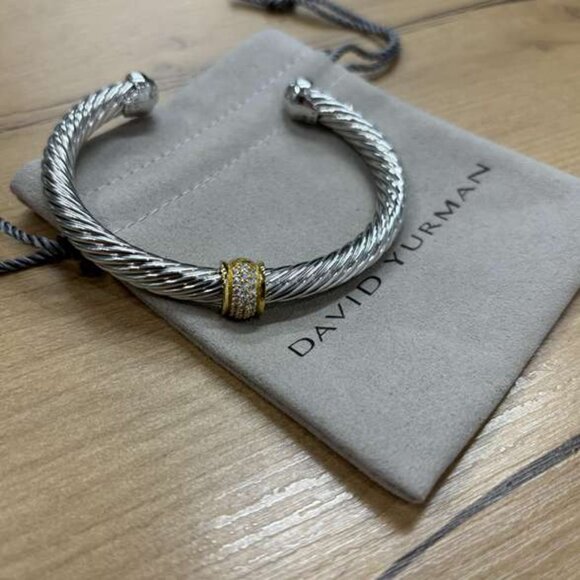 🎒David Yurman🎒 white Pomegranate Diamond Bracelet - Picture 1 of 5